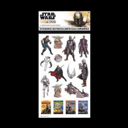 AUTOCOLLANTS MANDALORIAN 2 - 4 FEUILLES